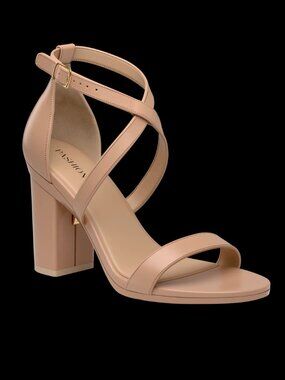 PASHION FOOTWEAR LATTE CONVERTIBLE SANDALS